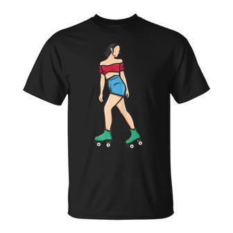 Patinaje Niña Patines Niña Camiseta unisex - Regaloses