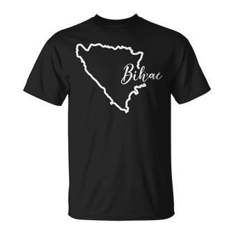 Patriotische Bosnien-Flagge Bosnien Und Herzegowinatadt Bihac T-Shirt - Seseable