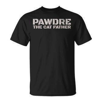Pawdre The Cat Father Cat Dad Feline Fathers Cat T-Shirt - Thegiftio UK