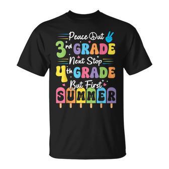 Peace We Out 3Rd Grade Summer Graduation Third Graders Grad T-Shirt - Thegiftio UK