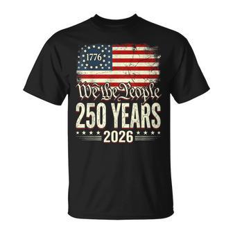 We The People 1776 Usa 250 Years American Patriotic 4Th July T-Shirt - Thegiftio UK