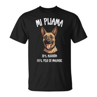 Perro Malinois Regalo Humor Pijama In Mangas Camiseta unisex - Regaloses