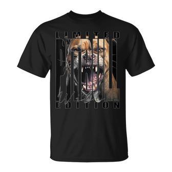 Perroalvaje Terrier Retrato Bulldog Perro Dueño Pitbull Camiseta unisex - Regaloses