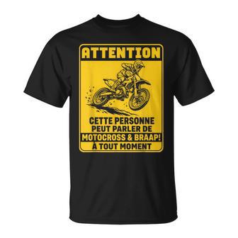 Personne Peut Parler De Motocross Moto Cross Motard Humour T-Shirt - Cadeauxyz