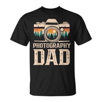 Photography Dad Camera Photographer Photographer Job Father Papi T-Shirt | Seseable UK