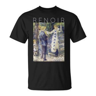 Pierre-Auguste Renoir El Columpio Camiseta unisex - Regaloses