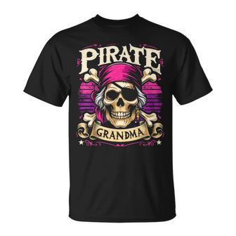 Pirate Grandma Captain Pirate T-Shirt - Thegiftio UK