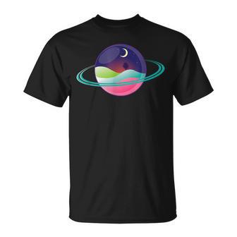 Planeta En El Espacio Camiseta unisex - Regaloses