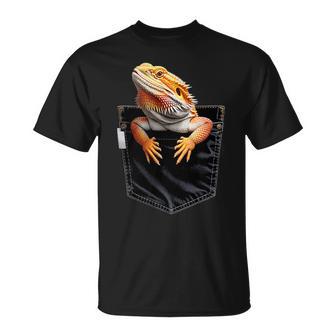 Pocket Bearded Dragon Reptile Animal Beardie Bearded Dragon T-Shirt - Monsterry