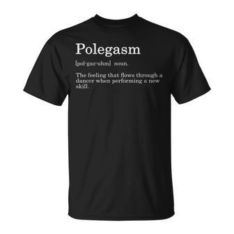 Pole Dance Diccionario De Polegasmo De Termiología Para Pole Dancer Camiseta unisex - Regaloses