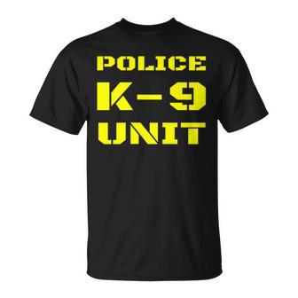 Police K-9ユニット ドッグハンドラー オンデューティー K9 チームオフィサー タクティカル Tシャツ - Kawaiitshirt