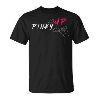 Pop Inspired Pinky Up Cute Kats Eye Hand Heart Gesture T-Shirt - Thegiftio UK