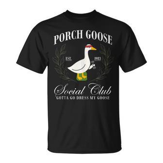 Porch Goose Social Club Gotta Go Dress My Goose Fitness Gym T-Shirt - Thegiftio UK