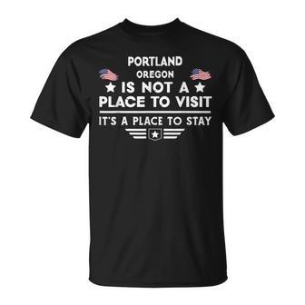 Portland Oregonisitar Ciudad De Ee Uu Usa Camiseta unisex - Regaloses