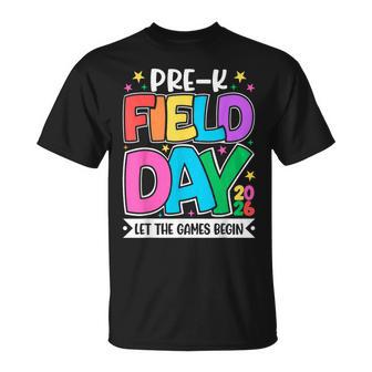 Pre-K Field Day 2026 Let The Games Begin Teacher Kid T-Shirt | Mazezy