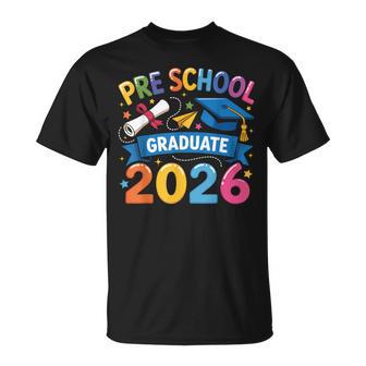 Preschool Graduation 2026 Pre-K Graduate Kids Boys Girls T-Shirt - Monsterry