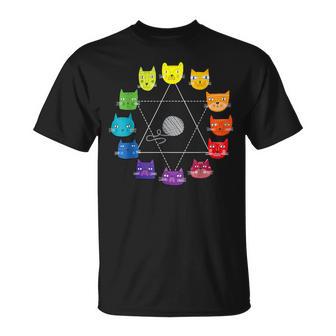 Profesor De Arte Educativo De La Rueda Del Color Del Artista Temático Del Camiseta unisex - Regaloses