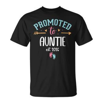 Promoted To Auntie 2026 First Time Aunt Est 2026 Aunty To Be Tシャツ - Kawaiitshirt