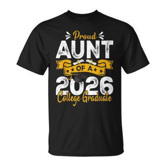 Proud Aunt Of A 2026 College Graduate T-Shirt | Mazezy