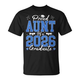 Proud Aunt Of A 2026 Graduate Senior Auntie Graduation 2026 T-Shirt | Mazezy
