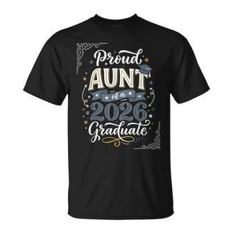 Proud Aunt Of A 2026 Graduate Senior Family Graduation T-Shirt - Thegiftio UK