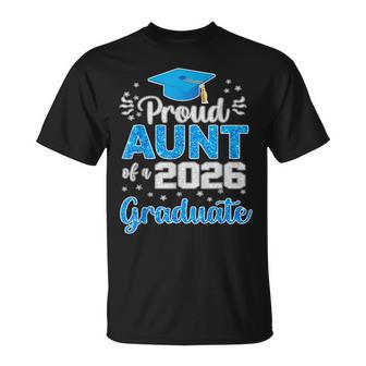 Proud Aunt Of A Class Of 2026 Graduate Senior 2026 T-Shirt - Monsterry