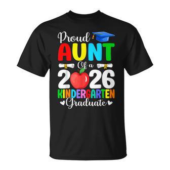 Proud Aunt Class Of 2026 Kindergarten Graduate Graduation T-Shirt | Mazezy