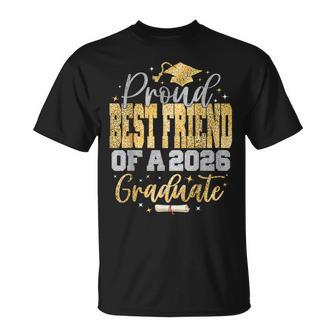 Proud Best Friend Of A Class Of 2026 Graduate Graduation T-Shirt - Thegiftio