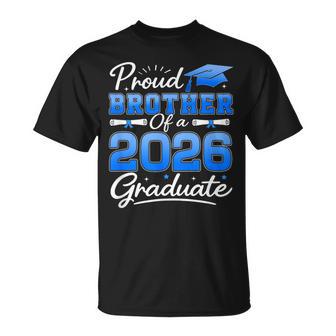 Proud Brother Of A 2026 Graduate Graduation 2026 Brother T-Shirt - Thegiftio UK