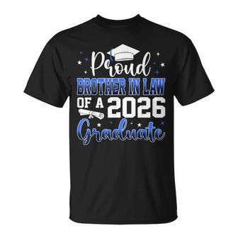 Proud Brother In Law Of A Class Of 2026 Graduate Senior T-Shirt - Thegiftio UK