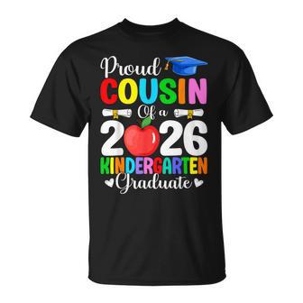 Proud Cousin Class Of 2026 Kindergarten Graduate Graduation T-Shirt - Thegiftio