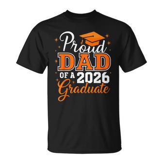 Proud Dad Of A 2026 Graduate Graduation T-Shirt - Thegiftio