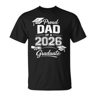 Proud Dad Of 2026 Graduate Senior Class Of 2026 T-Shirt | Seseable UK