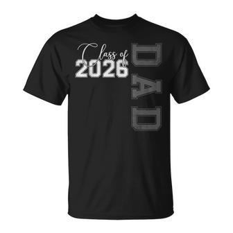 Proud Dad Of A Class Of 2026 Graduate Senior Dad Graduation T-Shirt | Seseable UK