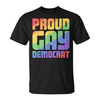 Proud Gay Democrat Lgbt T-Shirt - Monsterry UK