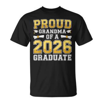 Proud Grandma Of A 2026 Graduate Class 2026 Graduation T-Shirt - Thegiftio
