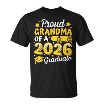 Proud Grandma Of 2026 Graduate Senior Class Graduation T-Shirt - Monsterry UK