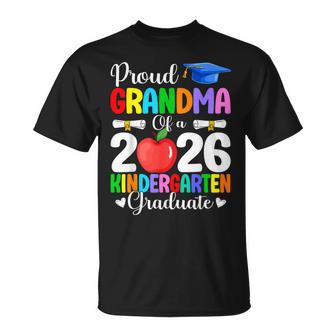 Proud Grandma Class Of 2026 Kindergarten Graduate Graduation T-Shirt - Thegiftio UK