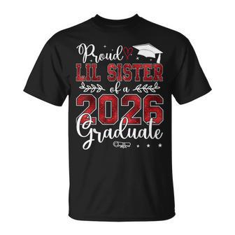 Proud Lil Sister Of A Class Of 2026 Graduate Senior T-Shirt - Monsterry UK