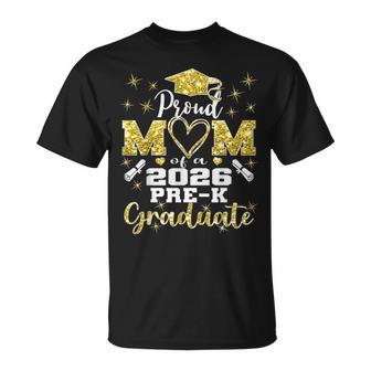 Proud Mom Of Pre K School Graduate 2026 Graduation Mom T-Shirt - Monsterry