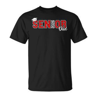 Proud Senior Dad 2026 Senior 2026 Dad Class Of 2026 Father T-Shirt - Thegiftio UK