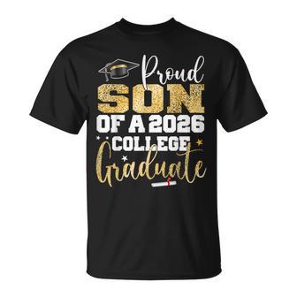 Proud Son Of 2026 Graduate College Graduation Party T-Shirt - Monsterry