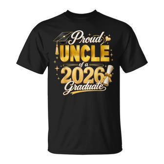 Proud Uncle 2026 Graduate Senior Graduation Family Pride T-Shirt - Monsterry UK