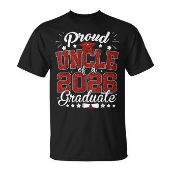 Proud Uncle Of A 2026 Graduate Senior 2026 Graduation T-Shirt - Thegiftio UK