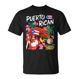 Puerto Rican Heritage Idea For & Boricua Puerto Rico T-Shirt - Thegiftio UK