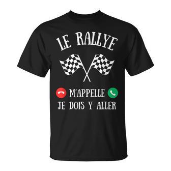 Rallye Automobile Homme Humouroiture Course Idée Cadeau T-Shirt - Cadeauxyz