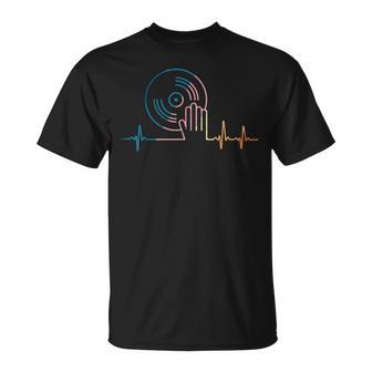 Record Heartbeatinly Dj Tシャツ - Kawaiitshirt