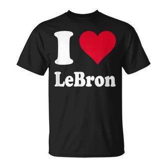 Red Heart I Love Lebron T-Shirt - Thegiftio UK
