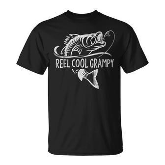 Reel Cool Grampy Fishing Grampy Father's Day T-Shirt - Monsterry UK