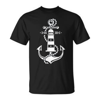 Regalo Del Ancla Del Faro Para Hombre Y Camiseta unisex - Regaloses
